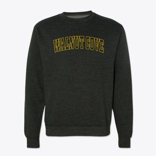 Walnut Cove North Carolina Trendy Block Crewneck Sweatshirt