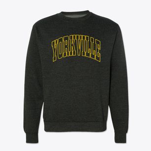 Yorkville Ohio Trendy Block Crewneck Sweatshirt