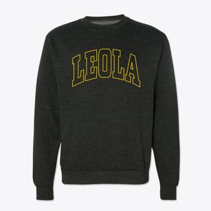Leola Wisconsin Trendy Block Crewneck Sweatshirt