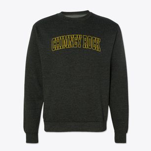 Chimney Rock Wisconsin Trendy Block Crewneck Sweatshirt
