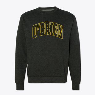 O'brien Texas Trendy Block Crewneck Sweatshirt