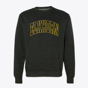 Elkhorn Montana Trendy Block Crewneck Sweatshirt