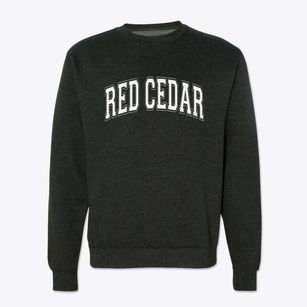 Red Cedar Wisconsin Varsity Crewneck Sweatshirt