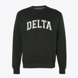 Delta Iowa Varsity Crewneck Sweatshirt