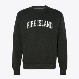 Fire Island New York Varsity Crewneck Sweatshirt