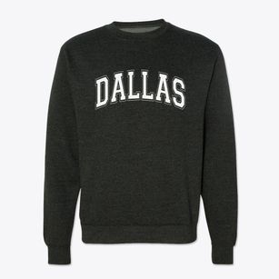 Dallas Georgia Varsity Crewneck Sweatshirt