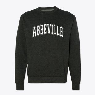 Abbeville Louisiana Varsity Crewneck Sweatshirt