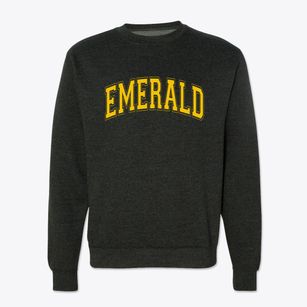 Emerald Wisconsin Varsity Crewneck Sweatshirt