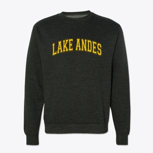 Lake Andes South Dakota Varsity Crewneck Sweatshirt