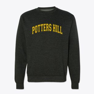 Potters Hill North Carolina Varsity Crewneck Sweatshirt