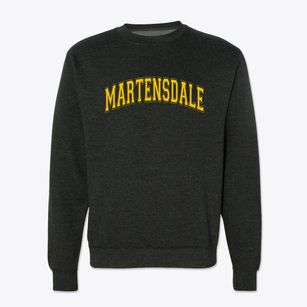 Martensdale Iowa Varsity Crewneck Sweatshirt