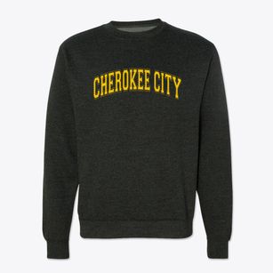 Cherokee City Arkansas Varsity Crewneck Sweatshirt