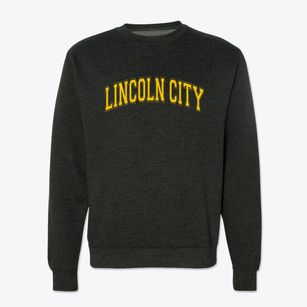 Lincoln City Oregon Varsity Crewneck Sweatshirt