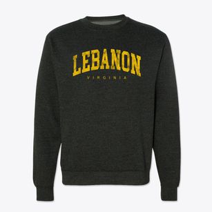 Lebanon Virginia Urban Vibe Crewneck Sweatshirt