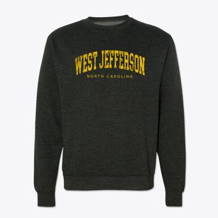 West Jefferson North Carolina Urban Vibe Crewneck Sweatshirt