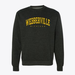 Webberville Michigan Urban Vibe Crewneck Sweatshirt