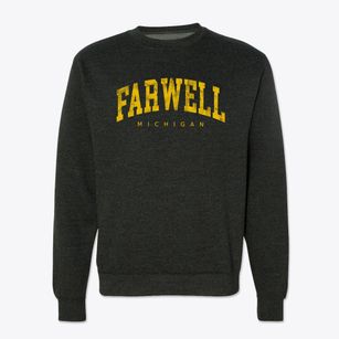 Farwell Michigan Urban Vibe Crewneck Sweatshirt