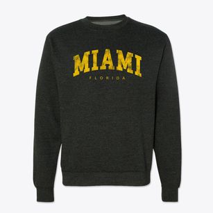 Miami Florida Urban Vibe Crewneck Sweatshirt
