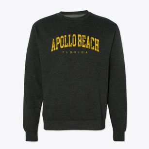 Apollo Beach Florida Urban Vibe Crewneck Sweatshirt
