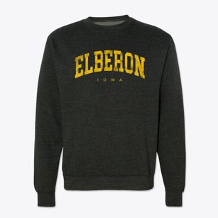 Elberon Iowa Urban Vibe Crewneck Sweatshirt