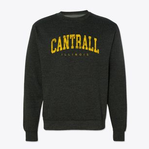 Cantrall Illinois Urban Vibe Crewneck Sweatshirt