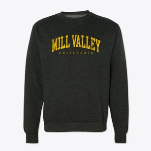 Mill Valley California Urban Vibe Crewneck Sweatshirt