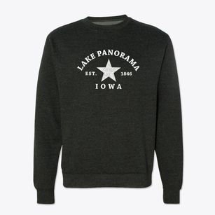 Lake Panorama Iowa Star Crewneck Sweatshirt