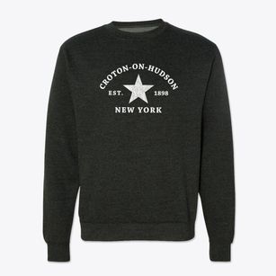 Croton-on-hudson New York Star Crewneck Sweatshirt