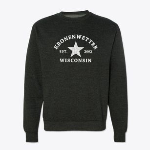 Kronenwetter Wisconsin Star Crewneck Sweatshirt