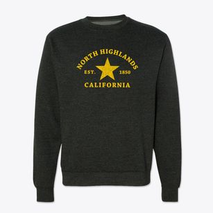 North Highlands California Star Crewneck Sweatshirt