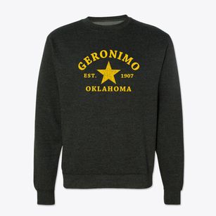 Geronimo Oklahoma Star Crewneck Sweatshirt