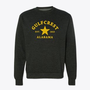 Gulfcrest Alabama Star Crewneck Sweatshirt