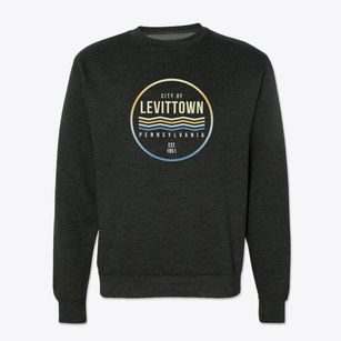 Levittown Pennsylvania Color Fade Crewneck Sweatshirt