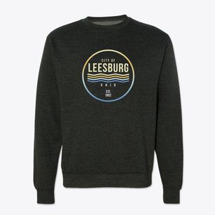 Leesburg Ohio Color Fade Crewneck Sweatshirt