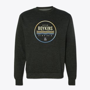 Boykins Virginia Color Fade Crewneck Sweatshirt