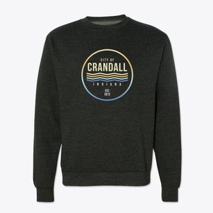Crandall Indiana Color Fade Crewneck Sweatshirt