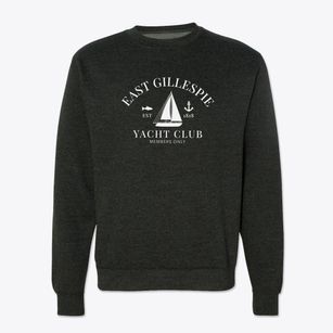 East Gillespie Illinois Yacht Club Crewneck Sweatshirt