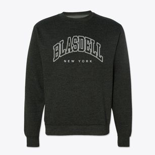 Blasdell New York Inline Crewneck Sweatshirt