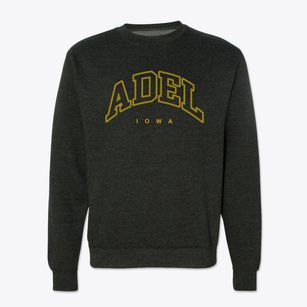 Adel Iowa Inline Crewneck Sweatshirt