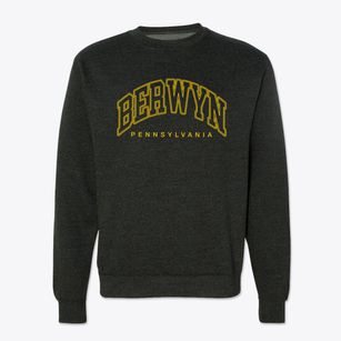 Berwyn Pennsylvania Inline Crewneck Sweatshirt