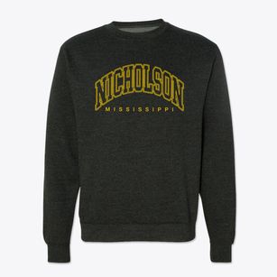 Nicholson Mississippi Inline Crewneck Sweatshirt