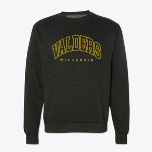 Valders Wisconsin Inline Crewneck Sweatshirt