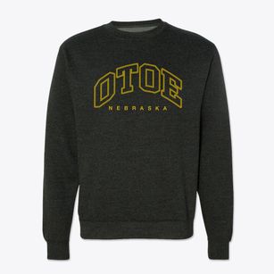 Otoe Nebraska Inline Crewneck Sweatshirt