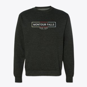 Montour Falls New York Artbox Crewneck Sweatshirt