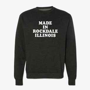 Rockdale Illinois Classic 70s Crewneck Sweatshirt