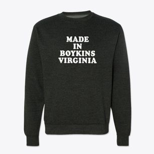 Boykins Virginia Classic 70s Crewneck Sweatshirt