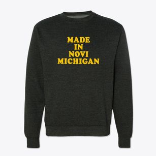 Novi Michigan Classic 70s Crewneck Sweatshirt