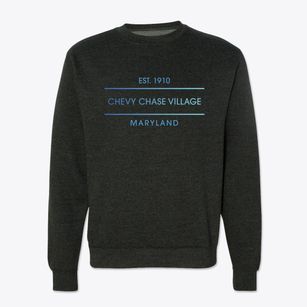 Chevy Chase Village Maryland Horizon Crewneck Sweatshirt