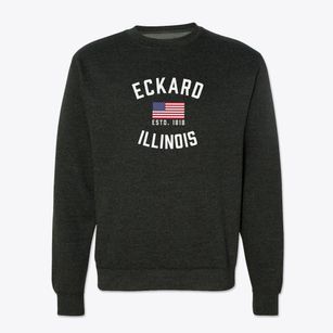 Eckard Illinois Patriot Crewneck Sweatshirt