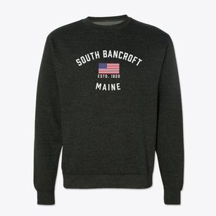 South Bancroft Maine Patriot Crewneck Sweatshirt